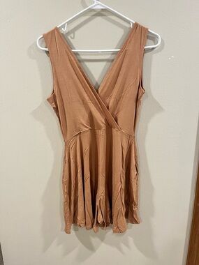 Zenana V-Neck Sleeveless Knit Romper with Pockets - Small